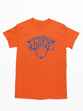 NEW York Knicks Monochrome Team Color Pop T-Shirt ORANGE